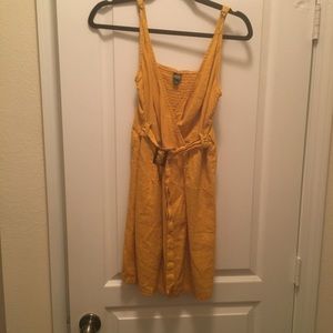Yellow Mini Dress